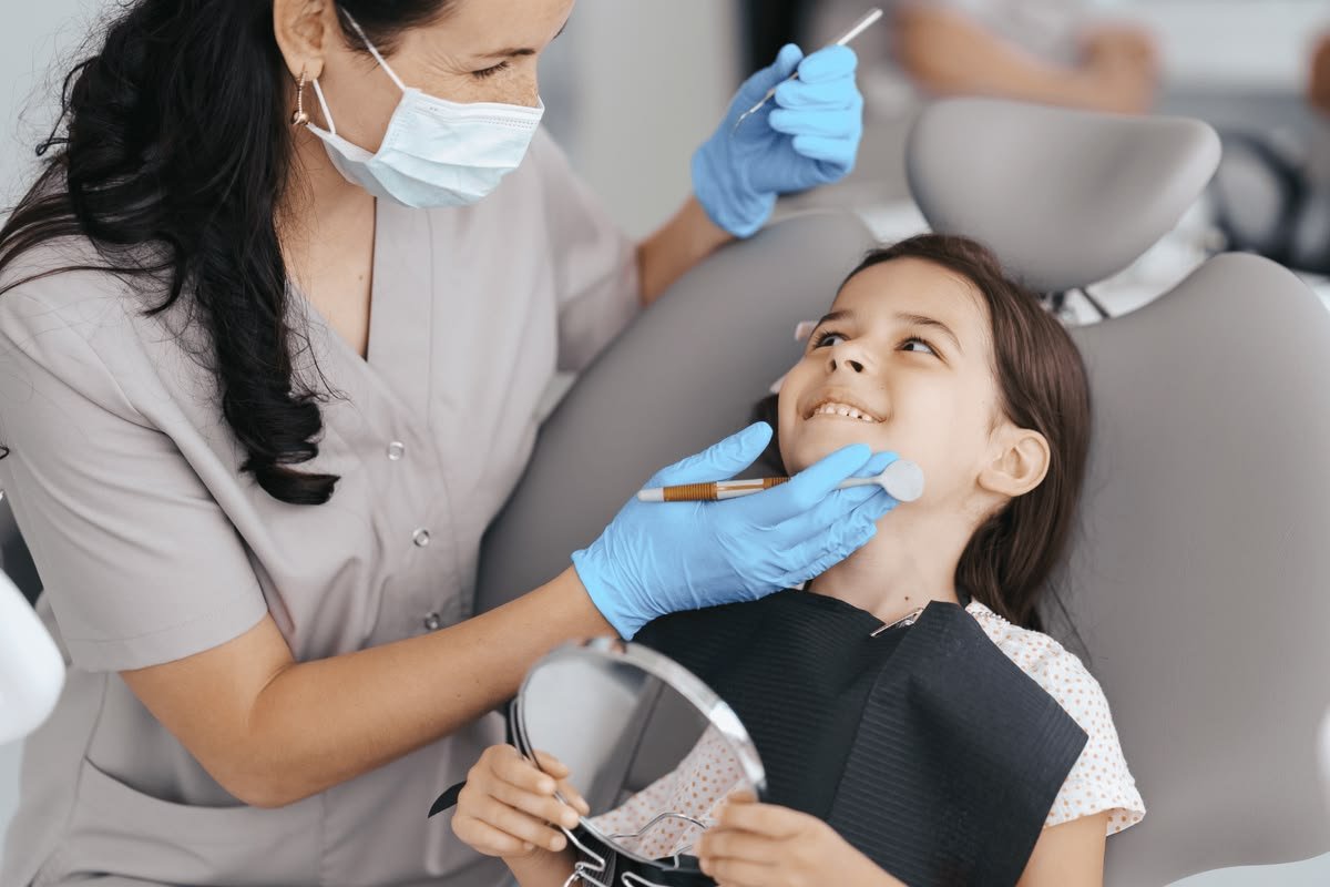 Children's dental check-up